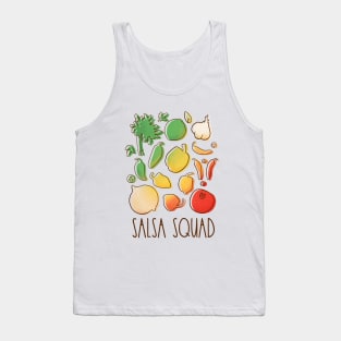 Salsa Squad for Spicy Food Lovers Tank Top